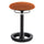 Twixt Desk Height Ergonomic Stool, 22.5'' Seat Height, Supports up to 250 lbs., Orange Seat/Orange Back, Black Base - Safco