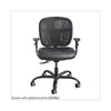 Vue Intensive-Use Mesh Task Chair, Supports Up to 500 lb, 18.5'' to 21'' Seat Height, Black Vinyl Seat/Back, Black Base - Safco