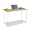 Steel Desk, 47.25'' x 24'' x 28.75'', Beech/White - Safco