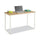 Steel Desk, 47.25'' x 24'' x 28.75'', Beech/White - Safco