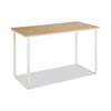 Steel Desk, 47.25'' x 24'' x 28.75'', Beech/White - Safco