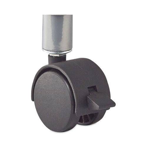 Underdesk Printer/Fax Stand, Engineered Wood, 2 Shelves, 19'' x 16'' x 13.5'', Gray - Safco