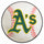 Fanmats - MLB - Oakland Athletics Baseball Mat 27'' diameter