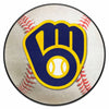 Fanmats - MLB - Milwaukee Brewers Baseball Mat 27'' diameter