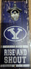 BYU Cougars Sign Wood 5x11 Bottle Opener Slogan Alternate - 14