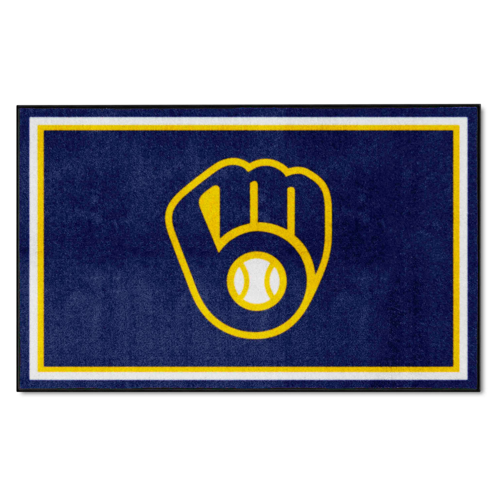 Fanmats - MLB - Milwaukee Brewers 4x6 Rug 44''x71''