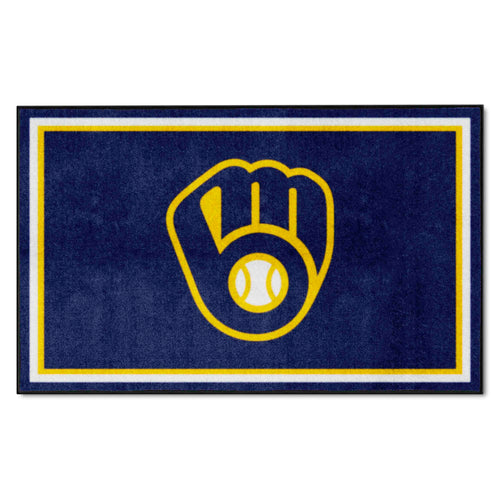Fanmats - MLB - Milwaukee Brewers 4x6 Rug 44''x71''