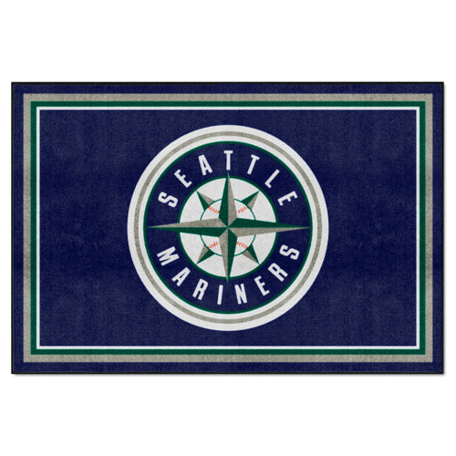 Fanmats - MLB - Seattle Mariners 5x8 Rug 59.5''x88''