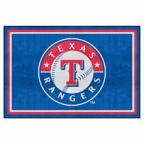 Fanmats - MLB - Texas Rangers 5x8 Rug 59.5''x88''