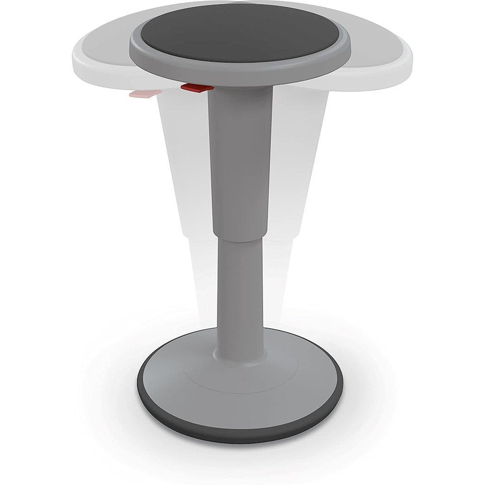 Hierarchy Height Adjustable Grow Stool- Short Stool (Grey) - BALT