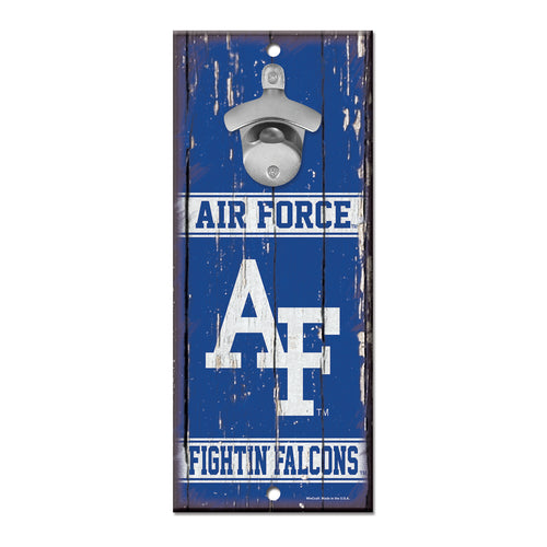 Air Force Falcons Sign Wood 5x11 Bottle Opener Alternate - 14