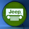 Jeep Green 15 Inch Backlit Led Lighted Sign