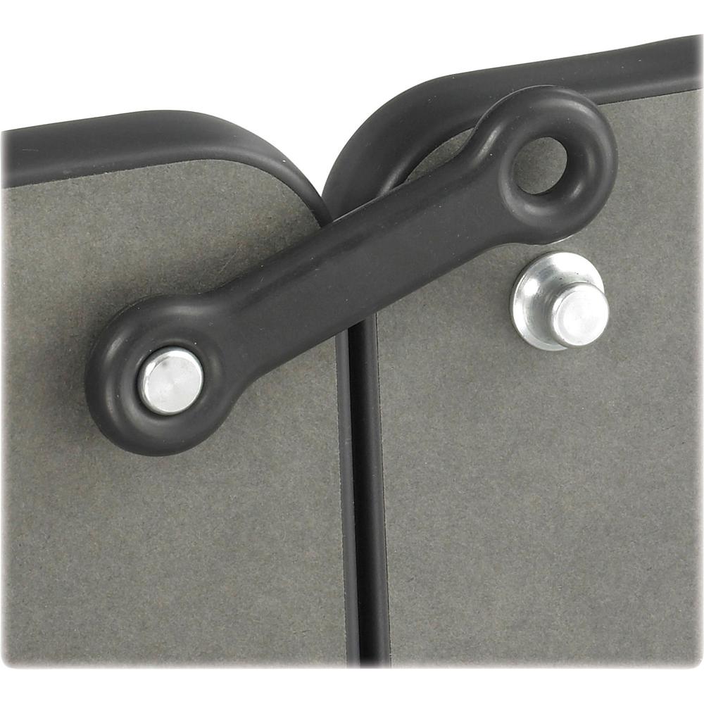 Safco Rumba Ganging Device - 0.4'' Length x 4.3'' Width x 1.1'' Depth - Black