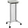 Safco Impromptu Lectern - Rectangle Top - 46.50'' Height x 26.50'' Width x 18.75'' Depth - Assembly Required - Gray, Powder Coated
