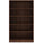 Lorell Laminate Bookcase - 0.8'' Shelf, 36'' x 12''60'' - 5 Shelve(s) - 4 Adjustable Shelf(ves) - Square Edge - Material: Thermofused Laminate (TFL) - Finish: Walnut