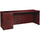 Lorell Prominence 2.0 Left-Pedestal Credenza - 66'' x 24''29'' , 1'' Top - 2 x File Drawer(s) - Single Pedestal on Left Side - Band Edge - Material: Particleboard - Finish: Thermofused Melamine (TFM)