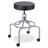Safco High Base Screw Lift Lab Stool - 250 lb Load Capacity - 25'' x 25'' x 33'' - Black