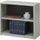 Safco ValueMate Bookcase - 31.8'' x 13.5'' x 28'' - 2 x Shelf(ves) - Gray - Steel, Fiberboard, Plastic - Assembly Required
