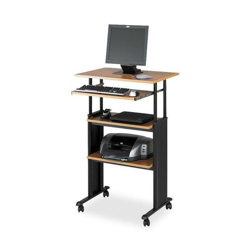 Safco Muv Stand-up Adjustable Height Desk - Rectangle Top - Adjustable Height - 35'' to 49''