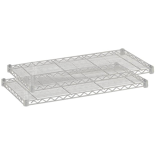 Safco Extra Shelf Pack - 36'' x 18'' x 1.5'' - 2 x Shelf(ves) - 1250 lb Load Capacity - Gray - Powder Coated - Steel