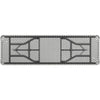 Lorell Ultra-Lite Banquet Table - Light Gray Rectangle Top - Dark Gray Base - 600 lb Capacity x 96'' Table Top Width x 30'' Table Top Depth x 2'' Table Top Thickness - 29'' Height - Gray - High-density Po