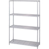 Safco Extra Shelf Pack - 48'' x 18'' x 1.5'' - 2 x Shelf(ves) - 1250 lb Load Capacity - Gray - Powder Coated - Steel