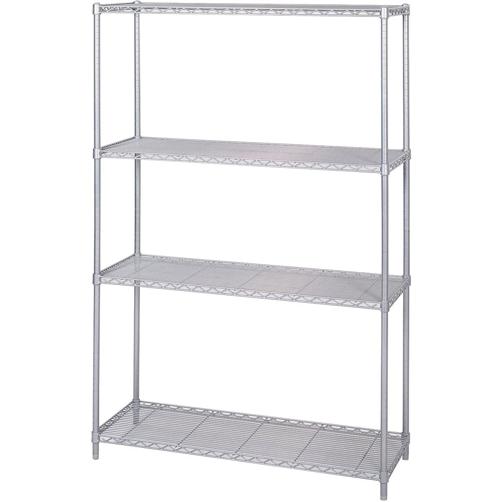 Safco Extra Shelf Pack - 48'' x 18'' x 1.5'' - 2 x Shelf(ves) - 1250 lb Load Capacity - Gray - Powder Coated - Steel