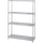 Safco Extra Shelf Pack - 48'' x 18'' x 1.5'' - 2 x Shelf(ves) - 1250 lb Load Capacity - Gray - Powder Coated - Steel