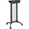 Safco Impromptu Lectern - Rectangle Top - 46.50'' Height x 26.50'' Width x 18.75'' Depth - Assembly Required - Black, Powder Coated