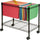 Lorell Mobile File Cart - 4 Casters - Steel - x 12.9'' Width x 25.8'' Depth x 20.5'' Height - Black - 1 Each