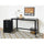 Lorell SOHO Personal Mobile Desk - Rectangle Top - 48'' Table Top Width x 23'' Table Top Depth - 29.50'' HeightAssembly Required - Black - 1 Each