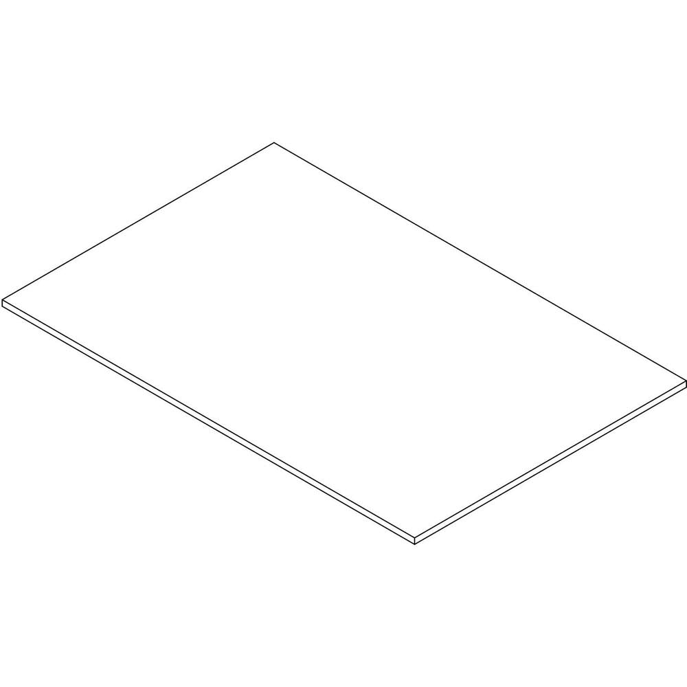 Lorell Revelance Conference Rectangular Tabletop - 71.6'' x 47.3'' x 1'' x 1'' - Material: Laminate - Finish: Weathered Charcoal