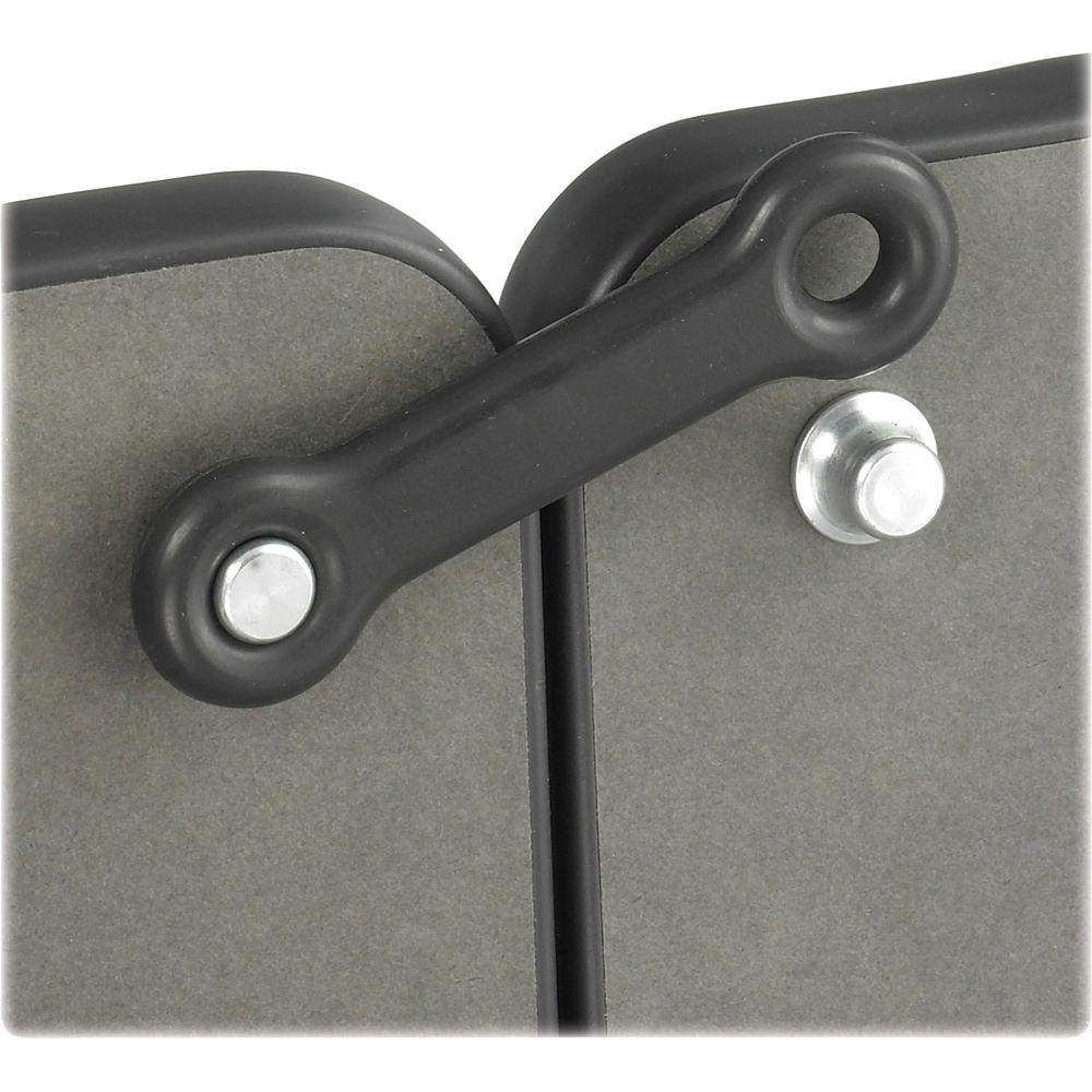 Safco Rumba Ganging Device - 0.4'' Length x 4.3'' Width x 1.1'' Depth - Black