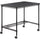 Safco Mobile Wire Desk - Melamine, Black