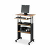 Safco Muv Stand-up Adjustable Height Desk - Rectangle Top - Adjustable Height - 35'' to 49''