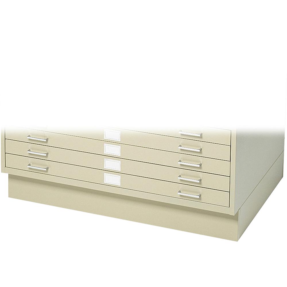 Safco Base - 40.4'' Width x 26.6'' Depth x 6'' Height - Steel - Tropic Sand