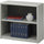 Safco ValueMate Bookcase - 31.8'' x 13.5'' x 28'' - 2 x Shelf(ves) - Gray - Steel, Fiberboard, Plastic - Assembly Required