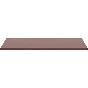 Lorell Revelance Conference Rectangular Tabletop - 59.9'' x 47.3'' x 1'' x 1'' - Material: Laminate - Finish: Mahogany