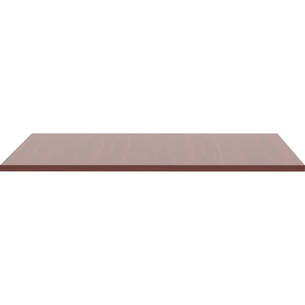 Lorell Revelance Conference Rectangular Tabletop - 71.6'' x 47.3'' x 1'' x 1'' - Material: Laminate - Finish: Mahogany