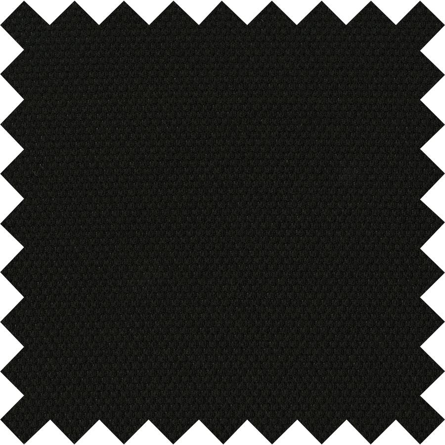 Safco Big & Tall Executive Mid-Back Chair - Black Foam, Polyester Seat - Black Frame - 5-star Base - Black - 1 Each