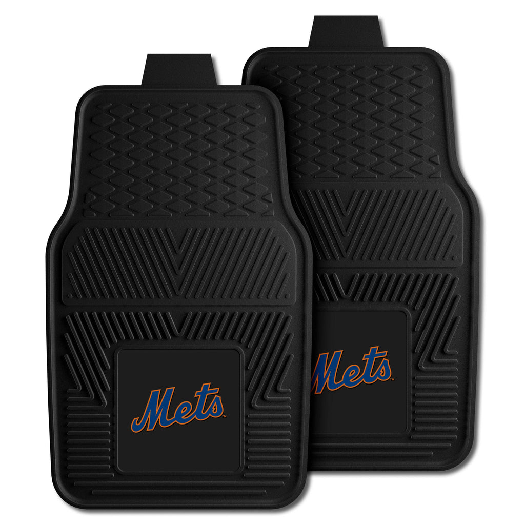 Fanmats - MLB - New York Mets 2-pc Vinyl Car Mat Set 17''x27''