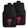 Fanmats - MLB - Philadelphia Phillies 2-pc Vinyl Car Mat Set 17''x27''