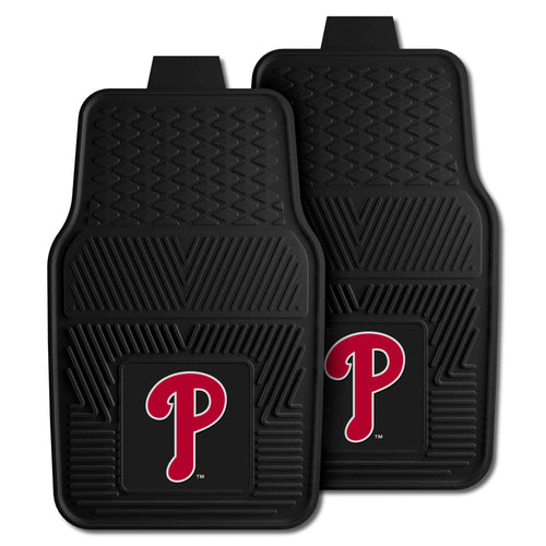 Fanmats - MLB - Philadelphia Phillies 2-pc Vinyl Car Mat Set 17''x27''