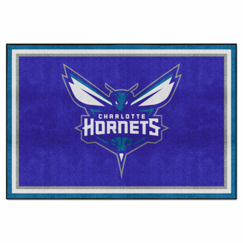 Fanmats - NBA - Charlotte Hornets 5x8 Rug 59.5''x88''