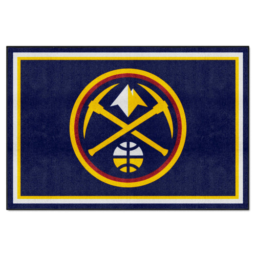 Fanmats - NBA - Denver Nuggets 5x8 Rug 59.5''x88''