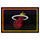 Fanmats - NBA - Miami Heat 5x8 Rug 59.5''x88''