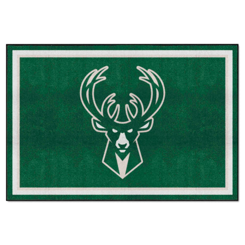 Fanmats - NBA - Milwaukee Bucks 5x8 Rug 59.5''x88''