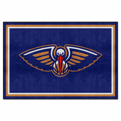 Fanmats - NBA - New Orleans Pelicans 5x8 Rug 59.5''x88''