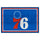 Fanmats - NBA - Philadelphia 76ers 5x8 Rug 59.5''x88''