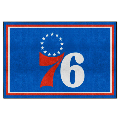 Fanmats - NBA - Philadelphia 76ers 5x8 Rug 59.5''x88''